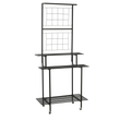 Greenrax Plantenstandaard - L90 x B44 x H190 cm - Metaal - Zwart