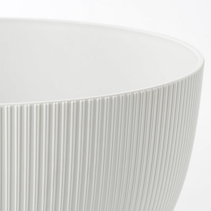 Doppio Bloempot op Poten - H20,5 x Ø40 cm - Gerecycled Plastic - FSC Mix - Wit