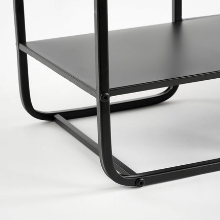 Jules Sidetable - L70 x B30 x H76 cm - Metaal - Zwart