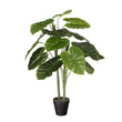 Alocasia Kunstplant in Bloempot - ↑ 100 cm - Groen