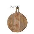 Duko Serveerplank - Ø28 cm - 100% FSC Mangohout - Bruin