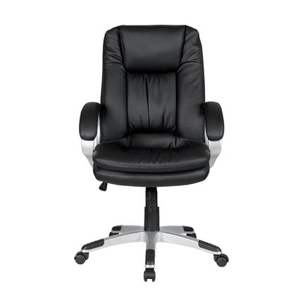 Bureaustoel met armleuningen, zwart