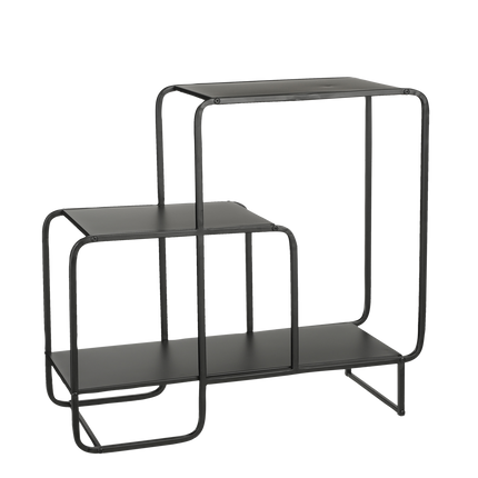 Jules Sidetable - L70 x B30 x H76 cm - Metaal - Zwart