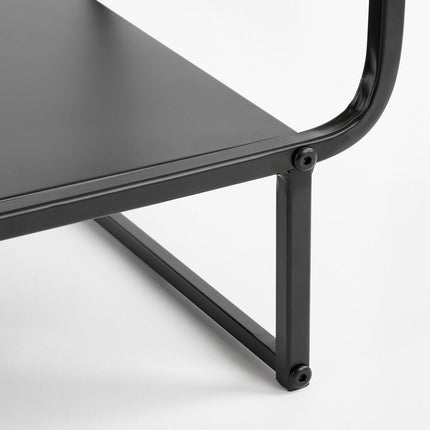 Jules Sidetable - L70 x B30 x H76 cm - Metaal - Zwart