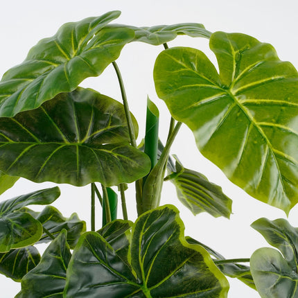 Alocasia Kunstplant in Bloempot - ↑ 100 cm - Groen