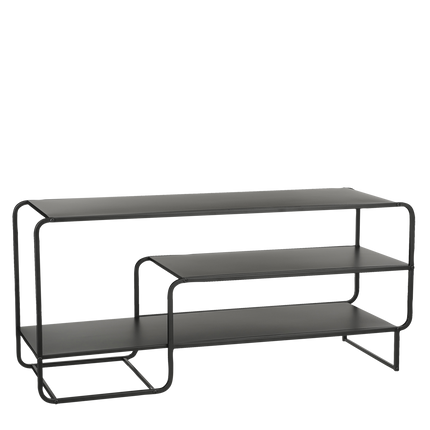 Jules Salontafel - L110 x B38 x H50 cm - Metaal - Zwart