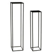 Goa Bijzettafel - Set van 2 - L28 x B28 x H120 cm - Metaal - Zwart