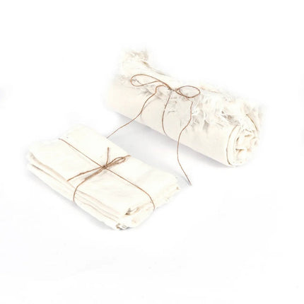 Het linnen tafelkleed - Wit - 150x250