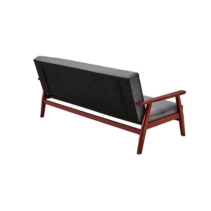 Scandinavische fluwelen donkergrijze slaapbank