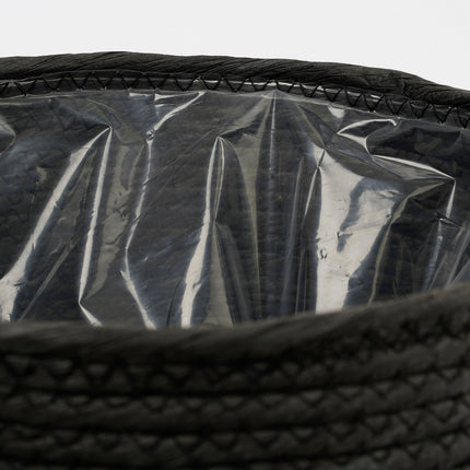 Jorck Mand voor Planten - H24 x Ø26 cm - Papier - Zwart