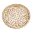 Het Costa Shell Bord - Natuurlijk Wit - M