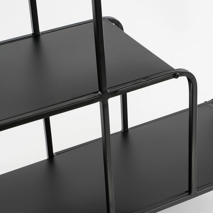 Jules Sidetable - L70 x B30 x H76 cm - Metaal - Zwart