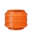 Boaz Bloempot - H19 x Ø22 cm - Keramiek - Oranje