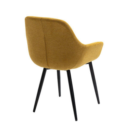 Set van 2 fauteuils geel