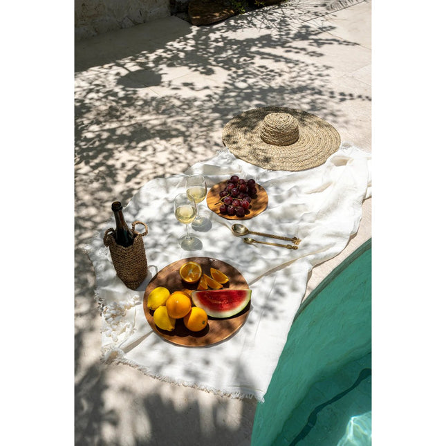 The Teak Root Round Plate - XL