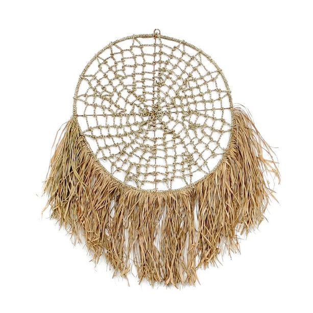 De Raffia Dreamcatcher - natuurlijk