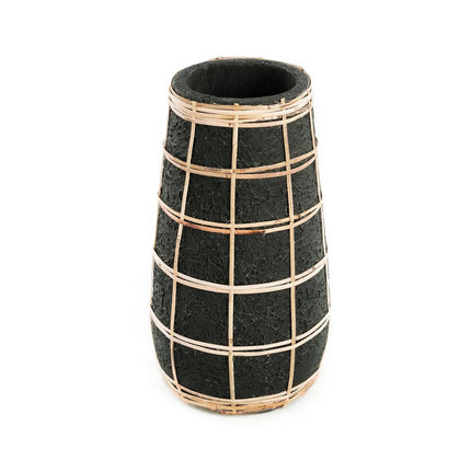 The Cutie Vase - Zwart Naturel - M