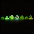 Spooky squad - Decoratieve miniatuur figuren - Halloween - Glow in the dark - 7 stuks - ↑ 1 - 2 cm