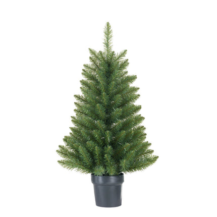 Riverton Kunstkerstboom in Pot - H90 x Ø58 cm - Groen