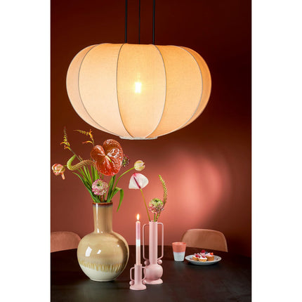 Pego Hanglamp - H94 x Ø83 cm - Linnen - Off White