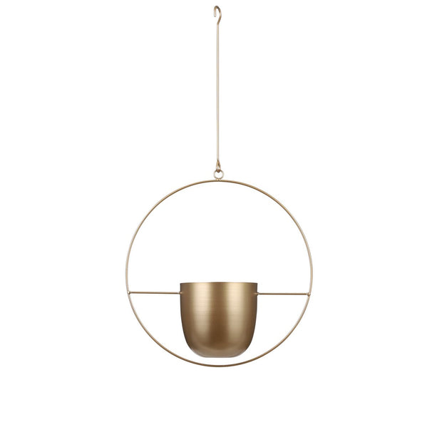 Dexter Bloempot Hangend - L34 x B14 x H65 cm - Goud