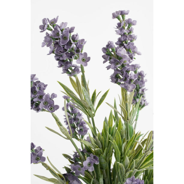 Lavendel Kunstplant in Bloempot Stan - H33 x Ø20 cm - Blauw