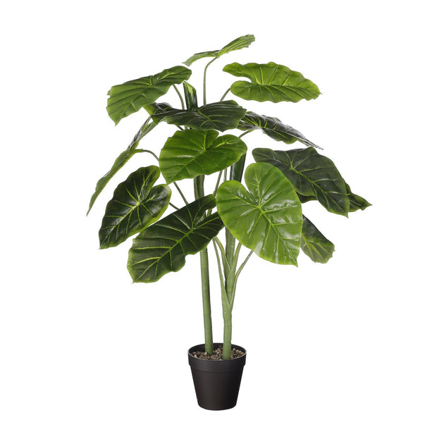 Alocasia Kunstplant in Bloempot - ↑ 100 cm - Groen
