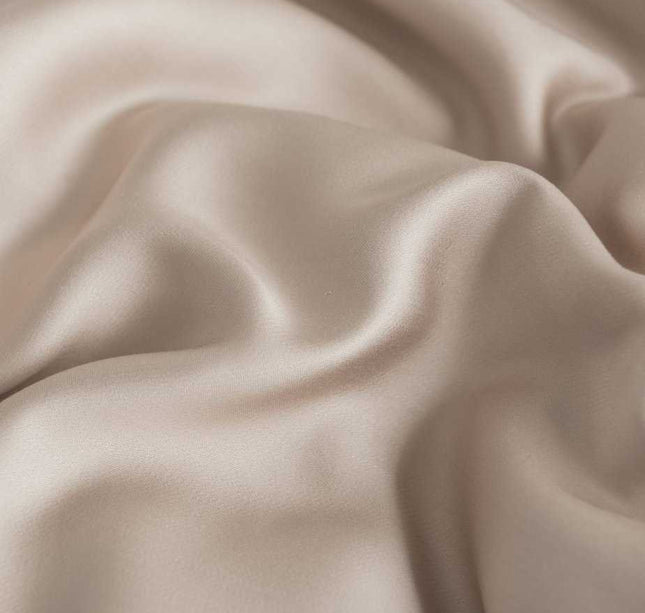 Boomba Premium dekbedovertrek 100% bamboe Soft taupe - Flessenhals instopstrook