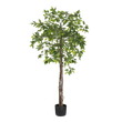 Ficus Kunstplant in Bloempot - H150 x Ø50 cm - Groen 