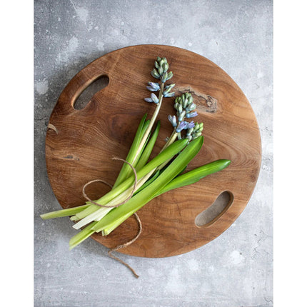 The teak Root Tray - Naturel - M