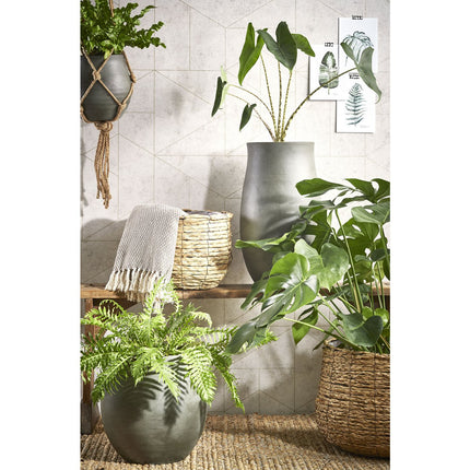 Avalon Mand voor Planten - H26 x Ø26 cm - Zeegras - Lichtbruin