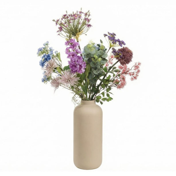 Kunstbloemenboeket - Purple Bloom Deluxe - Real Touch - 10 stelen - ↑ 90 cm