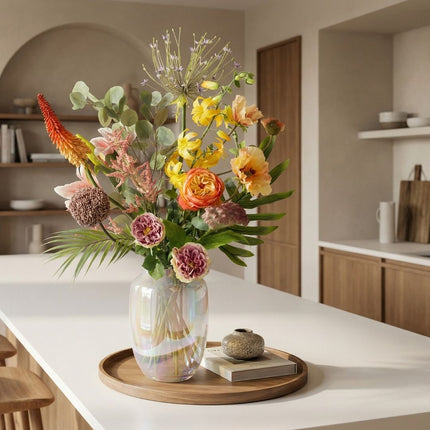 Kunstbloemenboeket - Tropical Chic Deluxe - Real Touch - 13 stelen - ↑ 105 cm