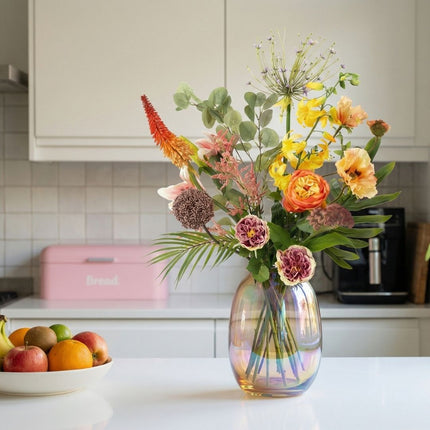 Kunstbloemenboeket - Tropical Chic Deluxe - Real Touch - 13 stelen - ↑ 105 cm