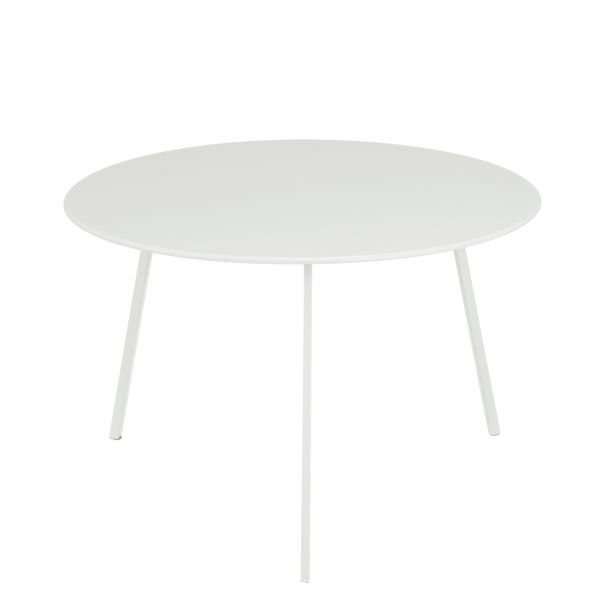 Seatle Bijzettafel voor Buiten - H38 x Ø58 cm - Metaal - Wit