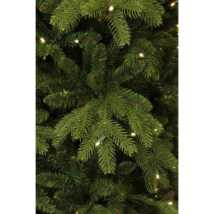 Brampton Kunstkerstboom met LED Verlichting - H215 x Ø142 cm - Groen