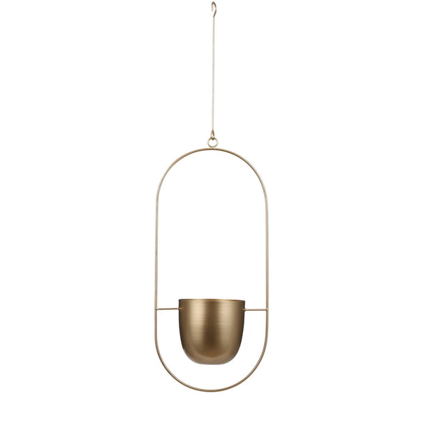 Dexter Bloempot Hangend - L24 x B14 x H83 cm - Goud