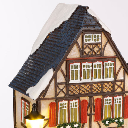 LuVille Kerstdorp Miniatuur Duitse Bar - L11 x B9 x H19 cm