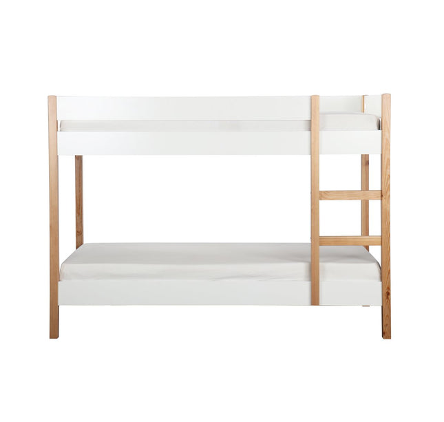 Stapelbed - Uppsala - 90x200 - Wit - Grenenhout - Hoogslaper - Kinderbed