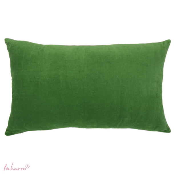 Decorative Cushion Imbarro - Velvet - Green