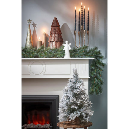 Dinsmore Kunstkerstboom in Jute - H60 x Ø50 cm - Frosted Green