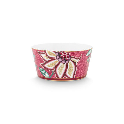 Giftset Bowls Oriental Flower Festival Dark Pink 12cm