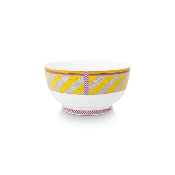 Bowl Pip Chique Stripes Yellow 20.5cm