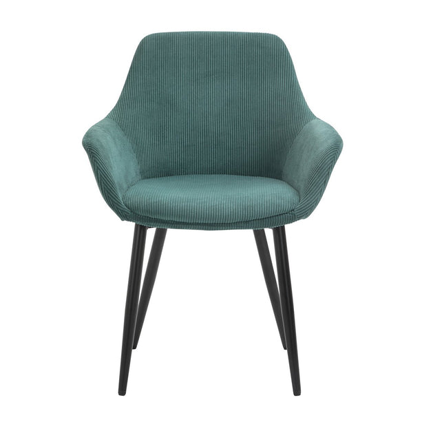 Set van 2 Corduroy Fauteuils Groen