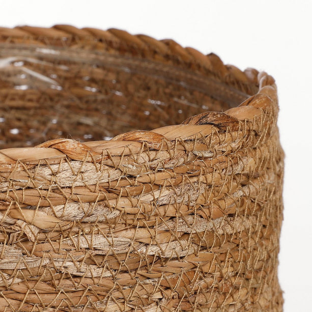 Atlantic Mand voor Planten - Set van 2 - H26 x Ø30 cm - Lichtbruin