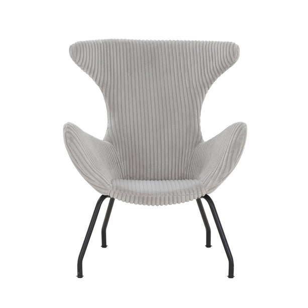 Relaxfauteuil Grijze structuurstof