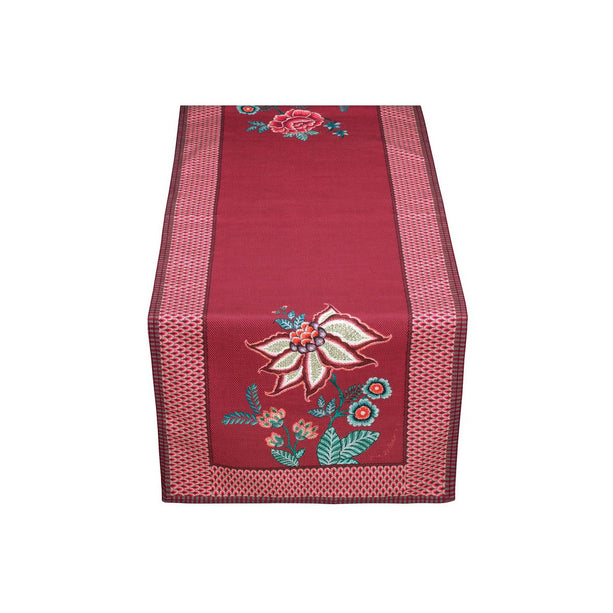 Table Runner Flower Festival Dark Pink 50x150cm