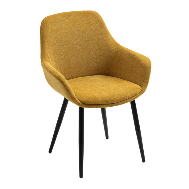 Set van 2 fauteuils geel