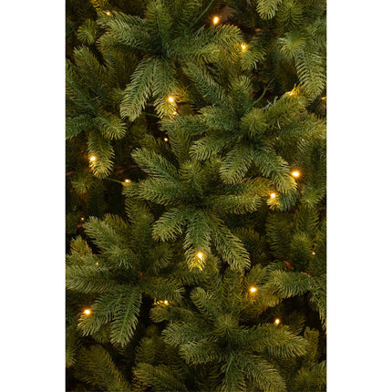 Nagoya Kunstkerstboom met Warm Witte LED Verlichting - H240 x Ø138 cm - Groen