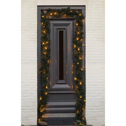 Glendon Guirlande met LED Verlichting - L270 cm - Groen